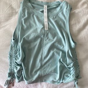 Lululemon tank top, aqua blue ish green, size 4